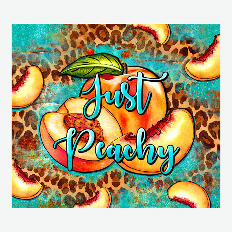 Just Peachy Peach Tumbler Urban Heavy Tee by BarkalooDesign | Teevron