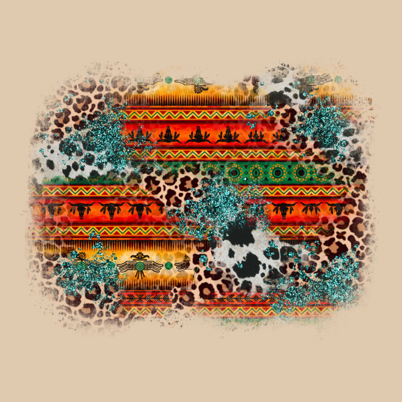 Leopard Aztec Background Heavyweight Sweatshirt by Zillion Design Studio | Teevron