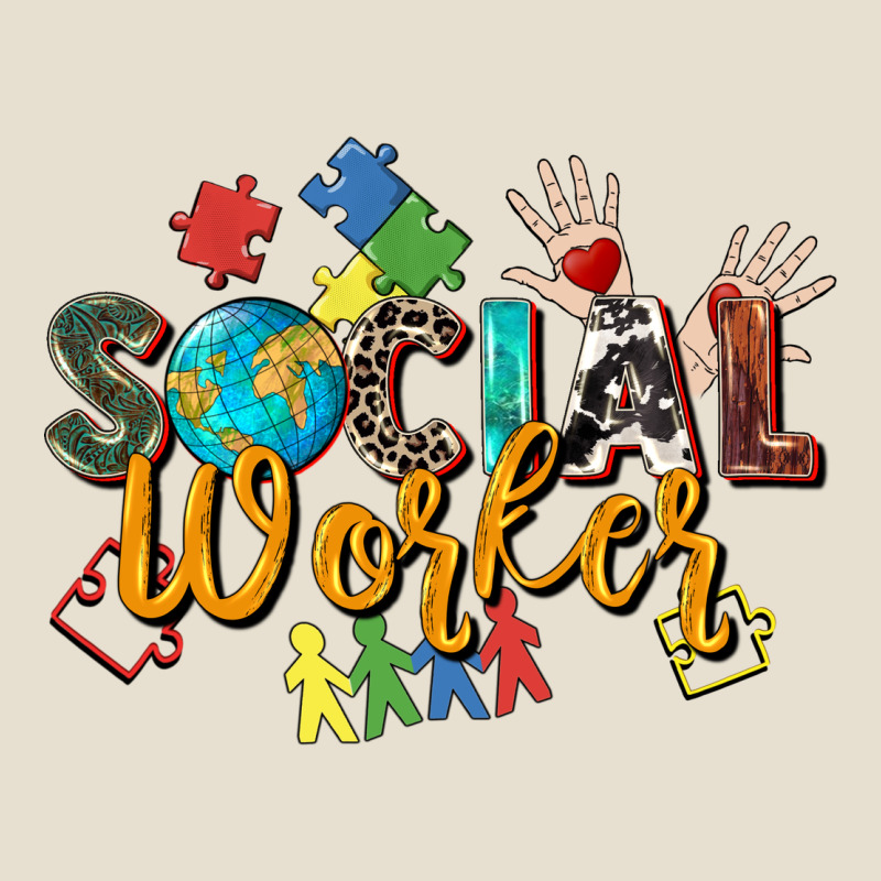 Social Worker Urban Heavy Tee by Zillion Design Studio | Teevron