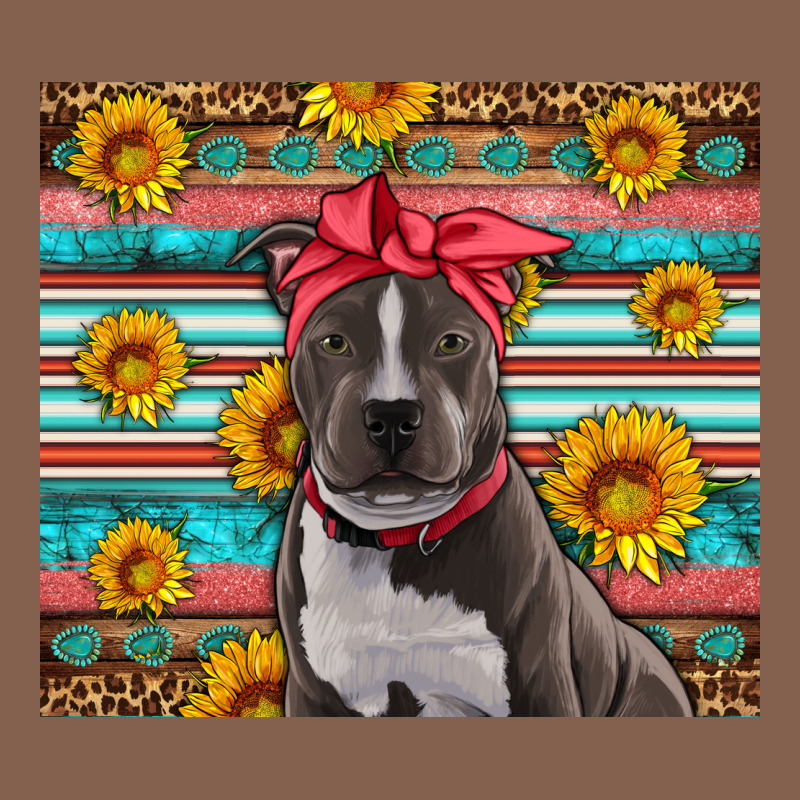 Western Pitbull Zipper Hoodie by Artiststas | Teevron