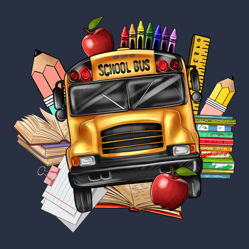 School Bus Driver Front Heavyweight Sweatshirt by texasbilliewilder | Teevron