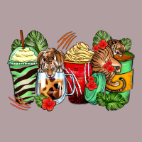 Tiger Coffee Cups Vintage Hoodie | Teevron