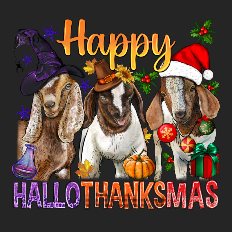 Happy Hallothanksmas Goats Premium Hoodie by BundleAndBundleShop | Teevron