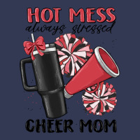 Hot Mess Always Stressed Cheer Mom Heavyweight Hoodie | Teevron