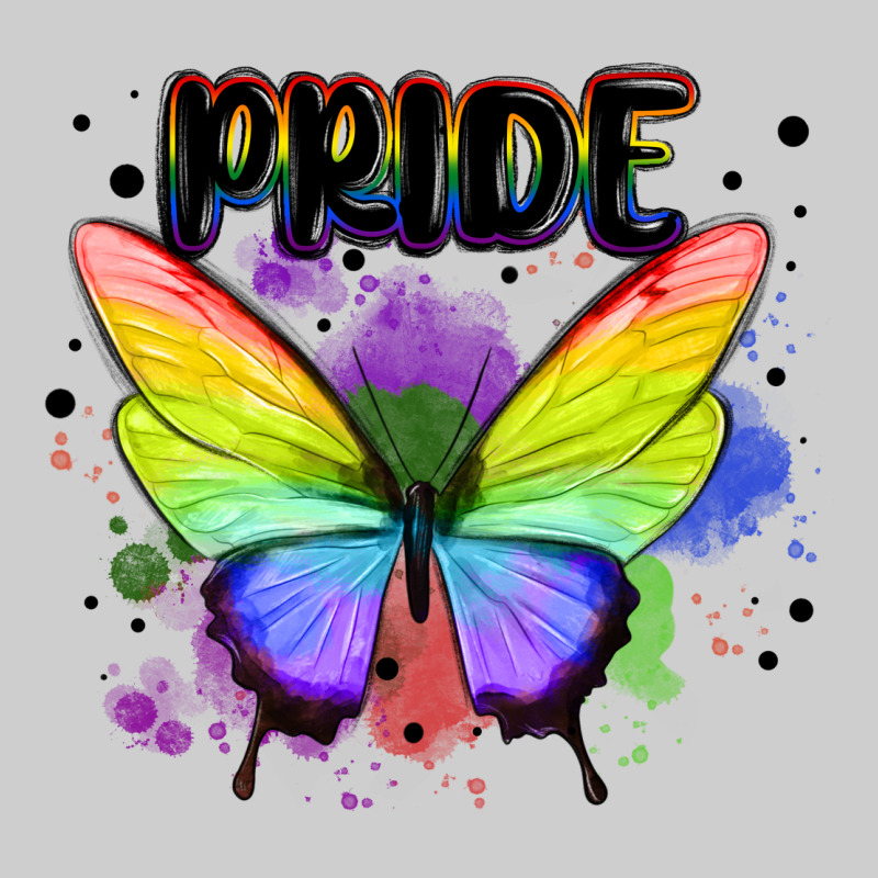 Rainbow Butterfly Pride Lgbtq Premium Sweatshirt by MaliasSmallBusiness | Teevron