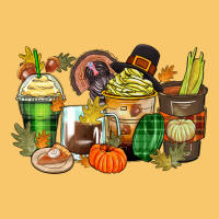 Thanksgiving Coffee Cups Vintage Hoodie | Teevron