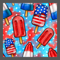4th Of July Popsicle Seamless Pattern Zipper Hoodie | Teevron