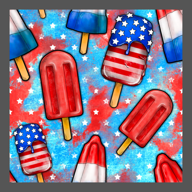 4th Of July Popsicle Seamless Pattern Zipper Hoodie by BundleAndBundleShop | Teevron