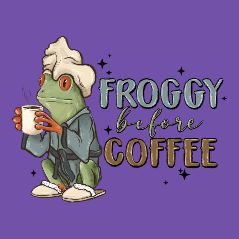Froggy Before Coffee Premium Sweatshirt by MaliasSmallBusiness | Teevron