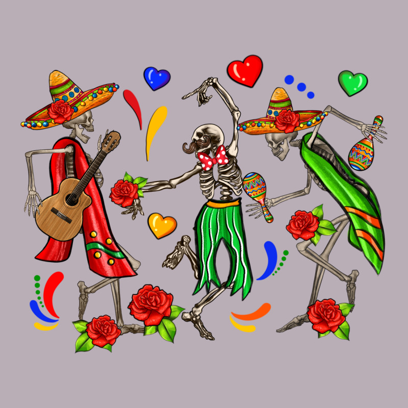 Mexican Skeletons Vintage Tee by Zillion Design Studio | Teevron