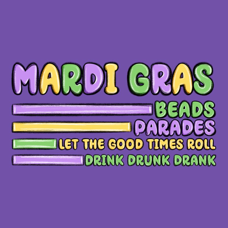 Mardi Gras Beads Premium Sweatshirt by MaliasSmallBusiness | Teevron