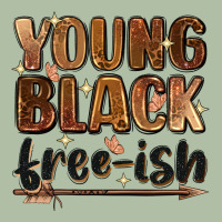 Young Black Free-ish Urban Heavy Tee | Teevron