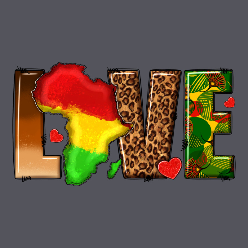Love Melanin With African Map Vintage Hoodie by texasbilliewilder | Teevron
