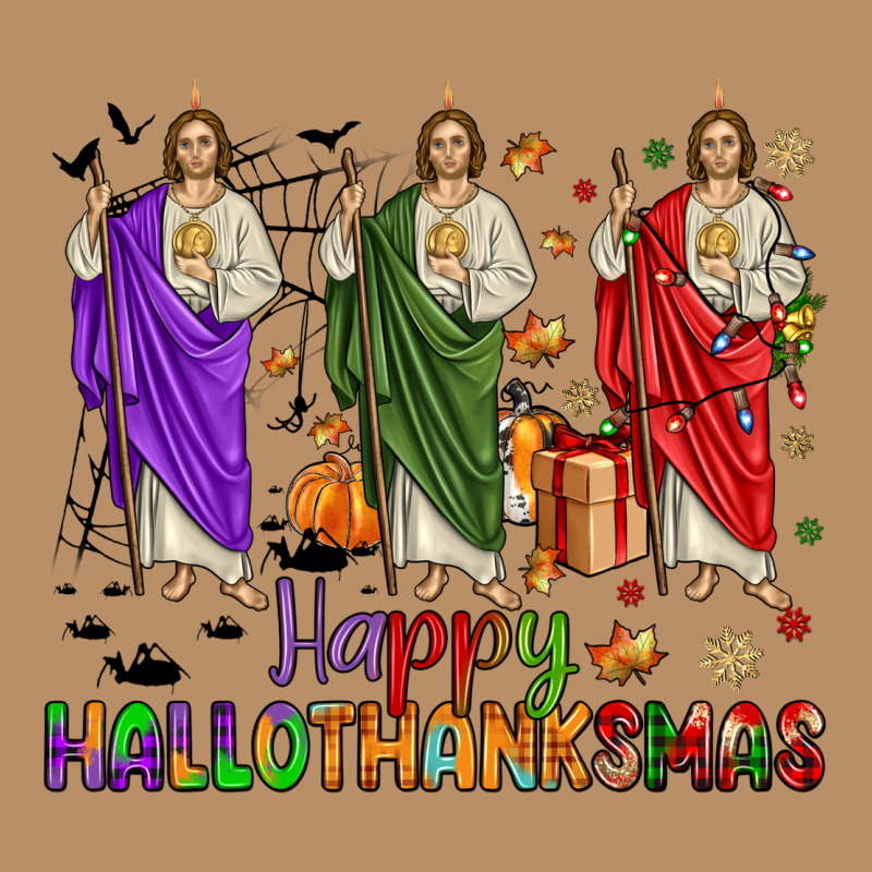 San Judas Happy  Hallothanksmas Vintage Hoodie by JahusDesignShop | Teevron