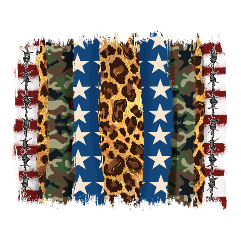 Usa Army Pattern Brushstroke Zipper Hoodie by Artiststas | Teevron