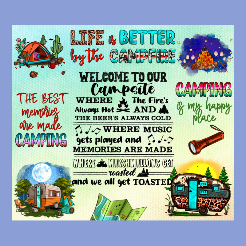 Life Is Better By The Campfire Long Sleeve Tee by JahusDesignShop | Teevron