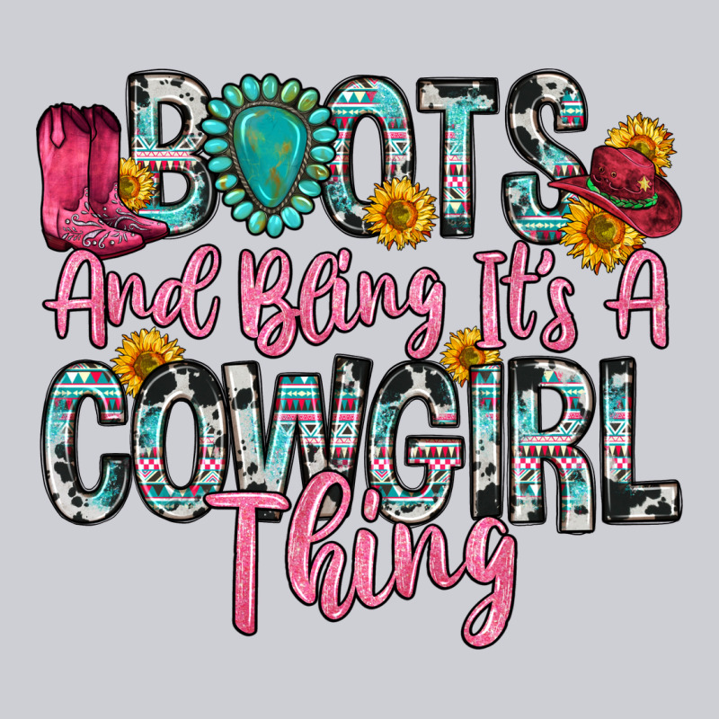 Boots And Bling It S A Cowgirl Thing Heavyweight Sweatshirt by Zillion Design Studio | Teevron