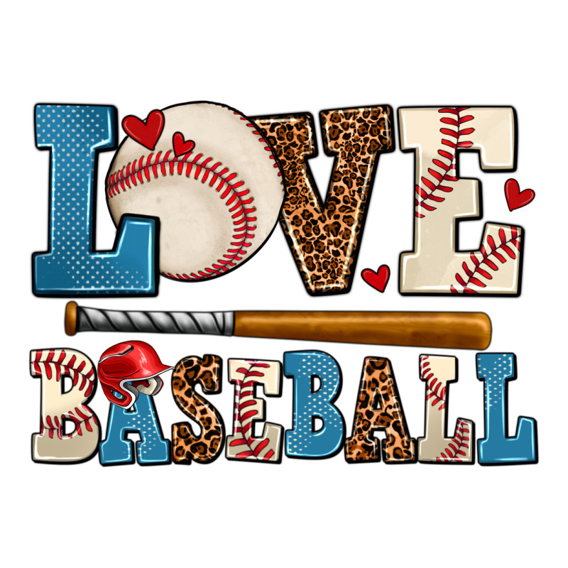 Love Baseball Ladies Tee by AdoDesignShop | Teevron