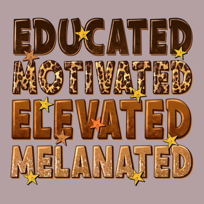 Melanin Educated Motivated Elevated Melanated Vintage Hoodie by texasbilliewilder | Teevron