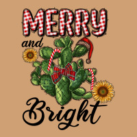 Merry And Bright With Cactus Vintage Tee | Teevron