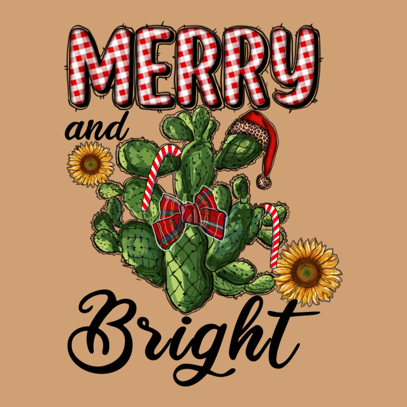Merry And Bright With Cactus Vintage Tee by RanaPortraitStore | Teevron
