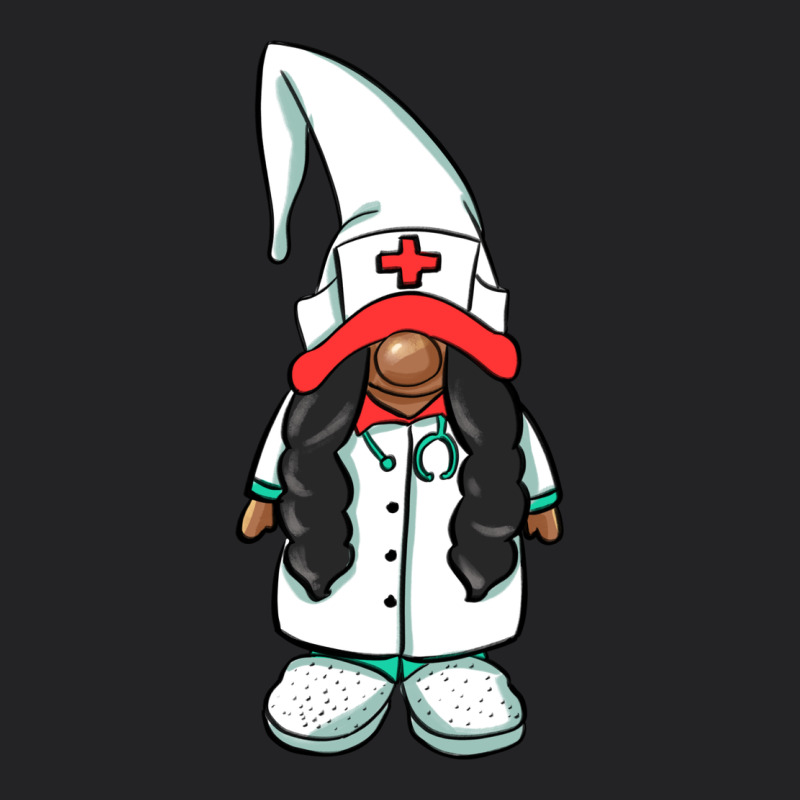 African American Nurse Gnome Vintage Tee by BarkalooDesign | Teevron