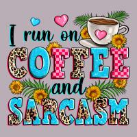 I Run On Coffee And Sarcasm Vintage Tee | Teevron