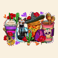 Day Of The Dead Coffee Cups Vintage Hoodie | Teevron