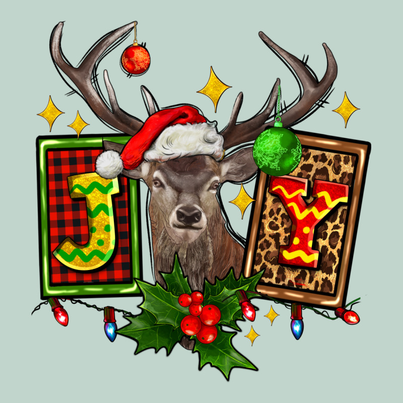 Joy With Reindeer Ado Zipper Hoodie by AdoDesignShop | Teevron