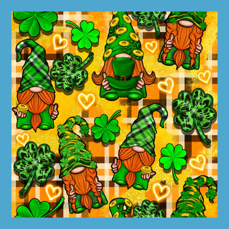 St. Patricks Gnomies Seamless Pattern Premium Hoodie by BundleAndBundleShop | Teevron