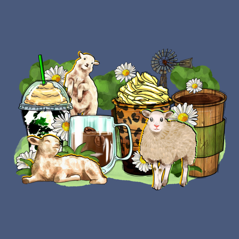 Sheep Coffee Cups Vintage Hoodie by Zillion Design Studio | Teevron
