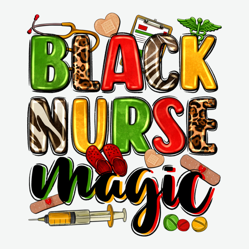 Black Nurse Magic Juneteenth Urban Heavy Tee by Zillion Design Studio | Teevron