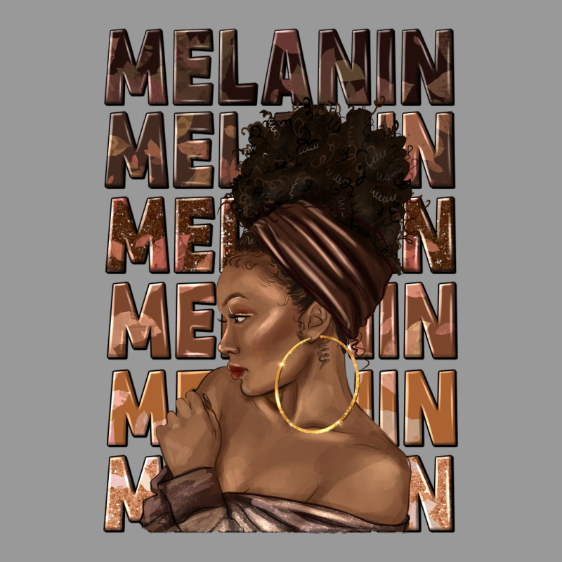 Melanin Melanin Melanin With Afro Girl Vintage Hoodie by texasbilliewilder | Teevron