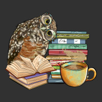 Owl And Books Urban Heavy Tee | Teevron