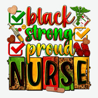 Black Strong Proud Nurse Juneteeenth Urban Heavy Tee | Teevron