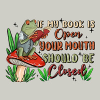 If My Book Is Open Your Mouth Should Be Closed Malia Heavyweight Hoodie | Teevron