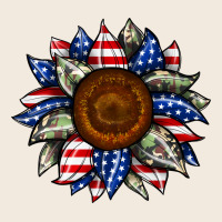 Sunflower American Flag Zipper Hoodie | Teevron