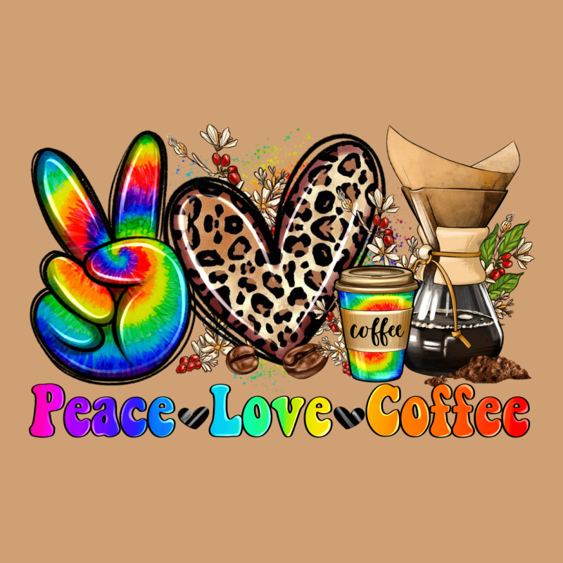 Peace Love  Coffee Vintage Tee by Zillion Design Studio | Teevron