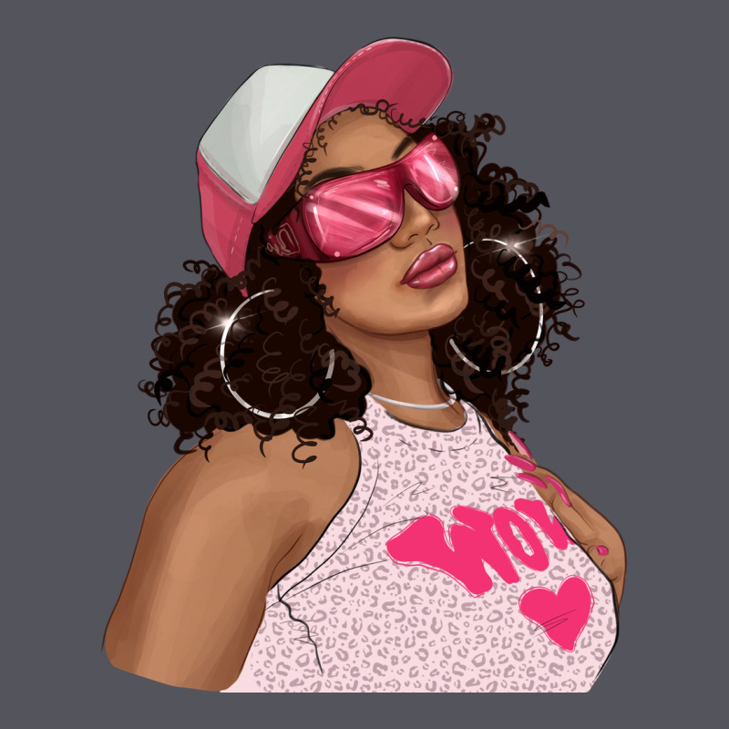 Pink Sunglasses Afro Black Girl Vintage Hoodie by texasbilliewilder | Teevron