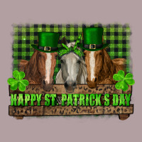 Happy St. Patrick's Day Horses With Leprechaun Hat And Bandana Vintage Hoodie | Teevron
