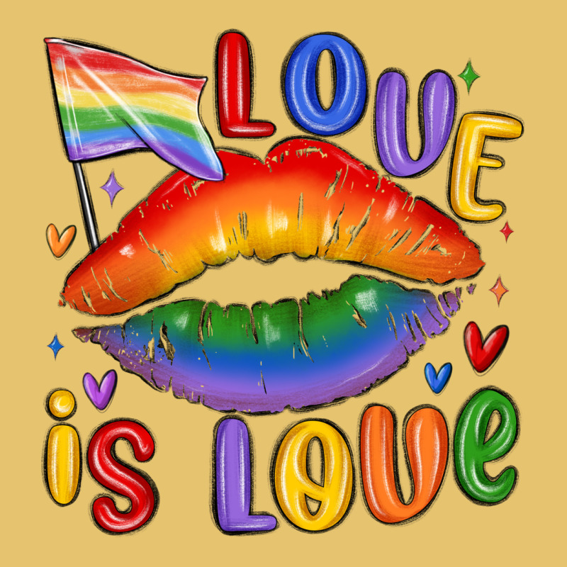 Love Is Love Lips Premium Sweatshirt by MaliasSmallBusiness | Teevron