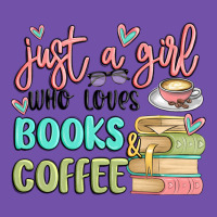 Just A Girl Who Loves Books And Coffee Premium Sweatshirt | Teevron