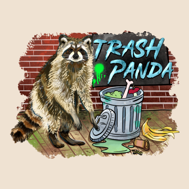 Raccoon Trash Panda Urban Heavy Tee by BarkalooDesign | Teevron