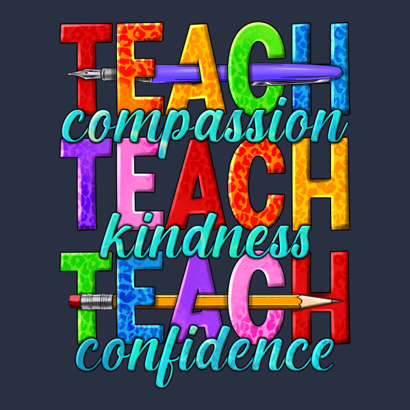 Teach Compassion Teach Kindness Teach Confidence Heavyweight Sweatshirt by texasbilliewilder | Teevron