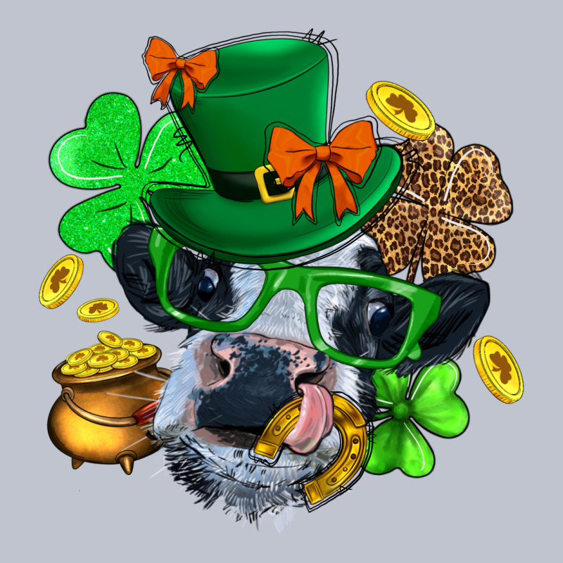 St. Patrick Cow Clover Premium Hoodie by BundleAndBundleShop | Teevron