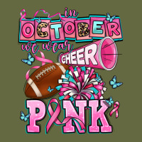 In October We Wear Cheer Pink Football Long Sleeve Tee | Teevron