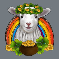 St Patricks Day Baby Sheep Shamrocks Gold Rainbow Heavyweight Sweatshirt | Teevron