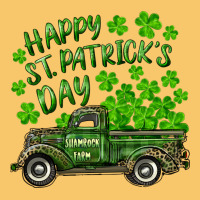 Happy St. Patrick's Day Shamrock Farm Truck Vintage Hoodie | Teevron