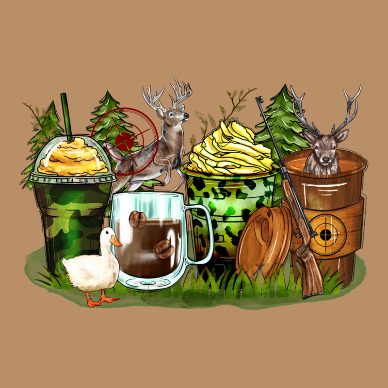 Hunter Coffee Cups Vintage Hoodie by Zillion Design Studio | Teevron