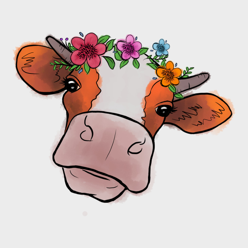 Cow With Flowers Urban Hoodie by Bettercallsaul | Teevron